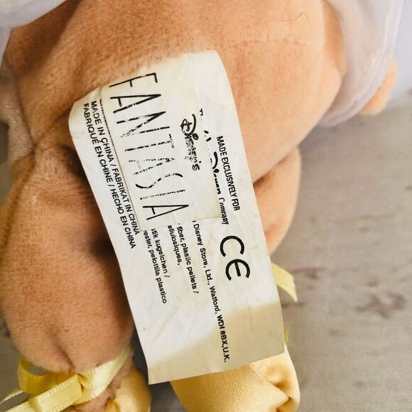 Vintage  Mickey Minnie Hippo Pluto Walt Disney Characters Plush Toy Stuffed - Picture 10 of 12